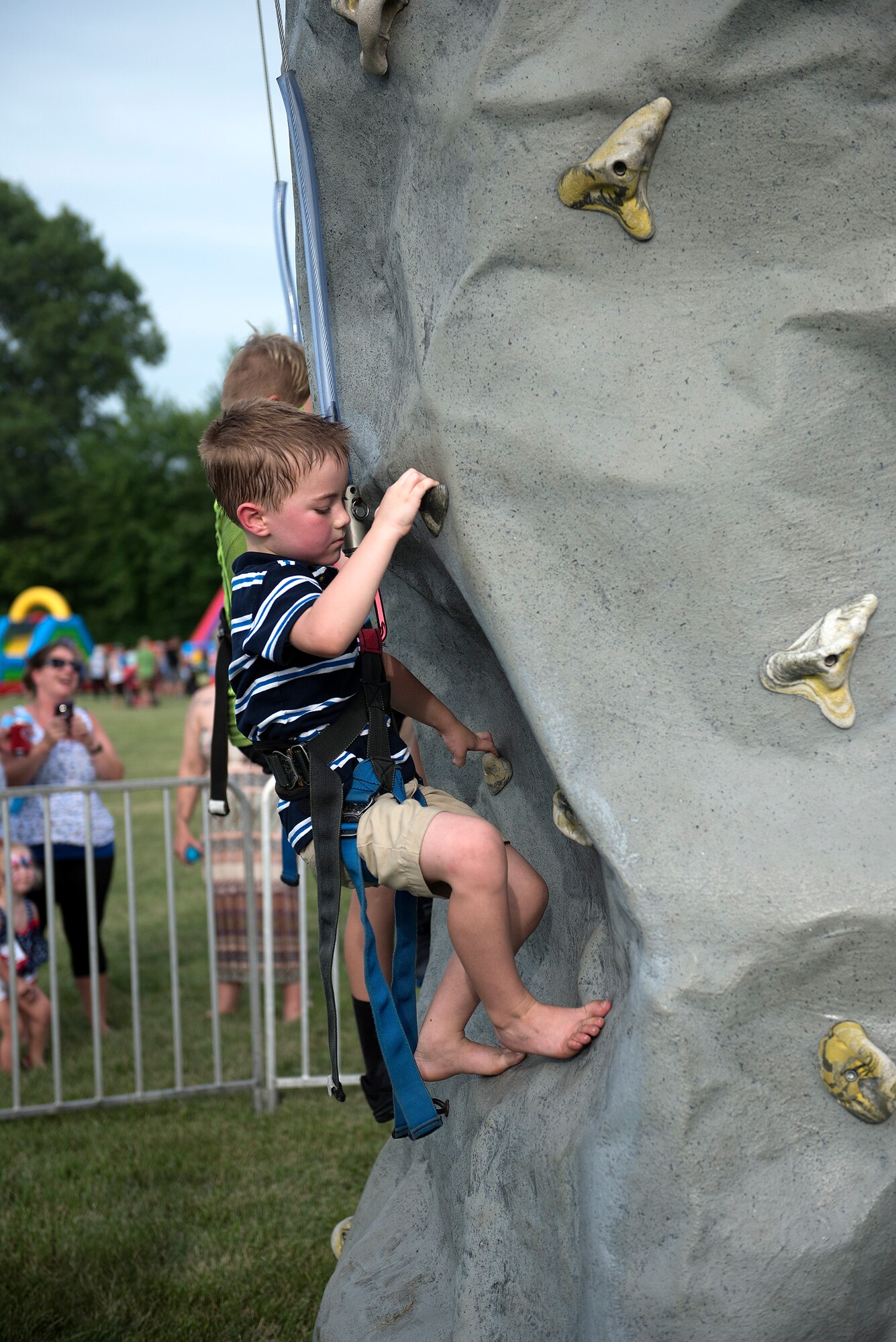 Members of Team Whiteman enjoy the annual Independence Day Celebration at Whiteman Air Force Base, Missouri, on July 3, 2018.