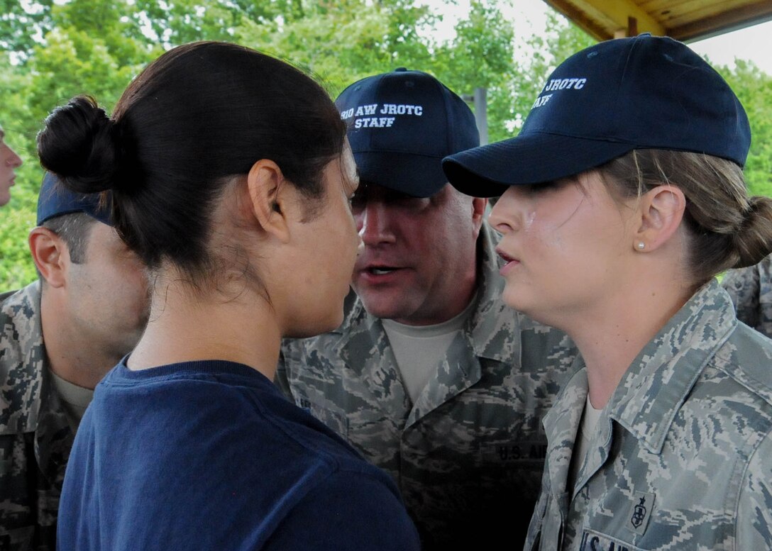 JROTC cadets attended a leadership development camp here, June 20-24.
