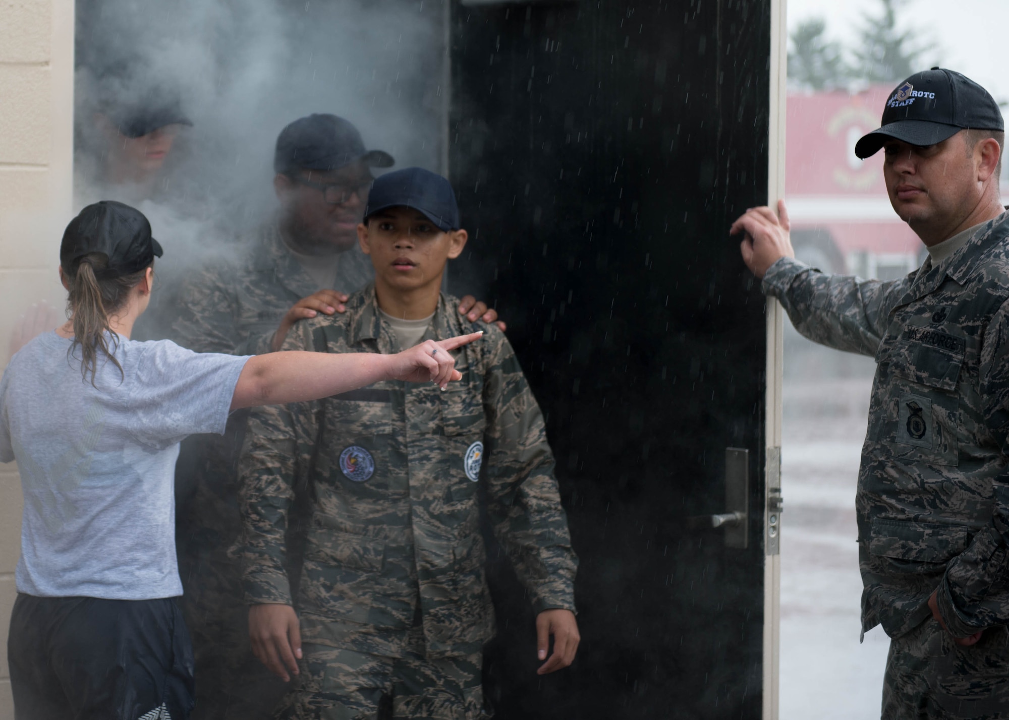 JROTC cadets attended a leadership development camp here, June 20-24.