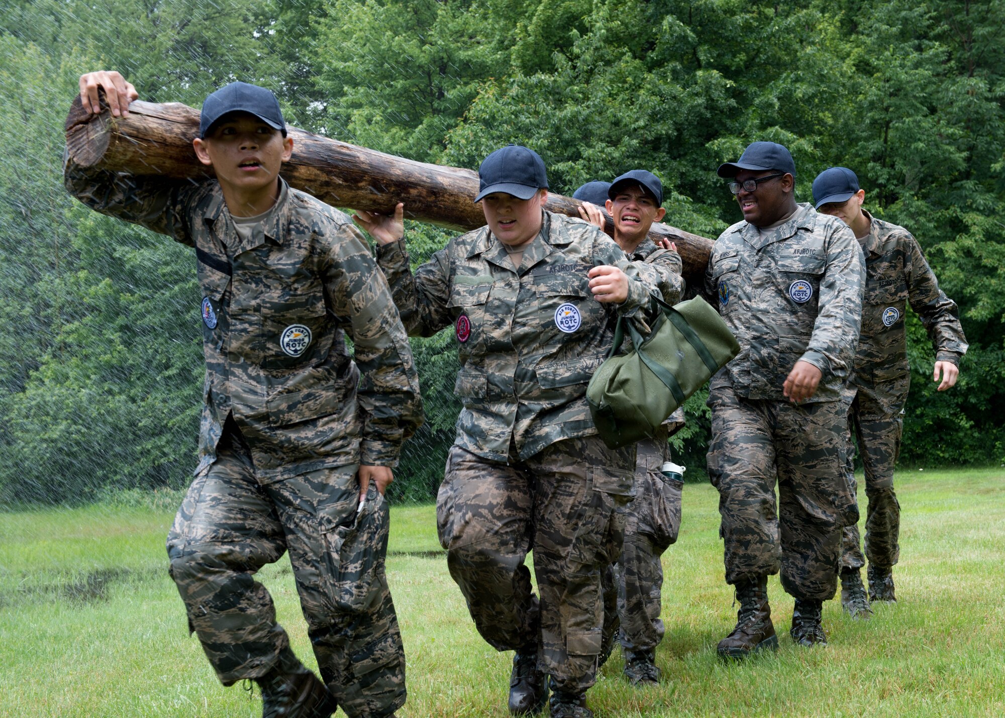 JROTC cadets attended a leadership development encampment here, June 20-24.