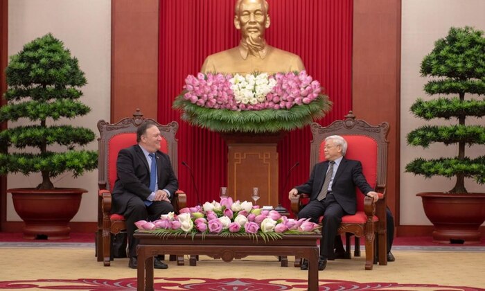 Secretary of State Michael R. Pompeo Meets with Vietnamese General Secretary Nguyen Phu Trong