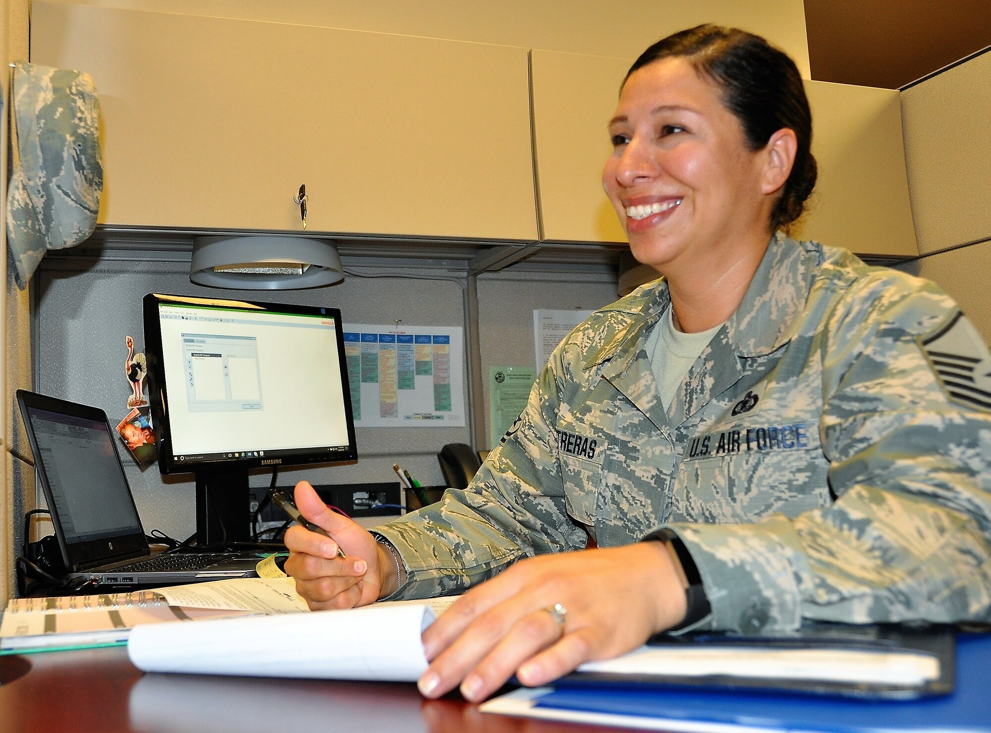 Master Sgt. Vianca Contreras (U.S. Air Force photo by Janis El Shabazz)