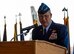 U.S. Air Force Lt. Gen. GI Tuck, 18th Air Force commander, Scott Air Force Base, Ill., presides over the 60th Air Mobility Wing Change of Command
Ceremony at Travis Air Force Base, Calif, July 10, 2018. Col. John Klein relinquished command of Air Mobility Command's largest wing to Col. Ethan Griffin. 
(U.S. Air Force Photo by Heide Couch)
