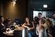 Customers take a first glance inside P.F. Chang’s on its first day of business, on Ramstein Air Base, Germany, June 25, 2018.  Customers can expect the same type of dishes they like at their favorite P.F. Chang’s stateside.