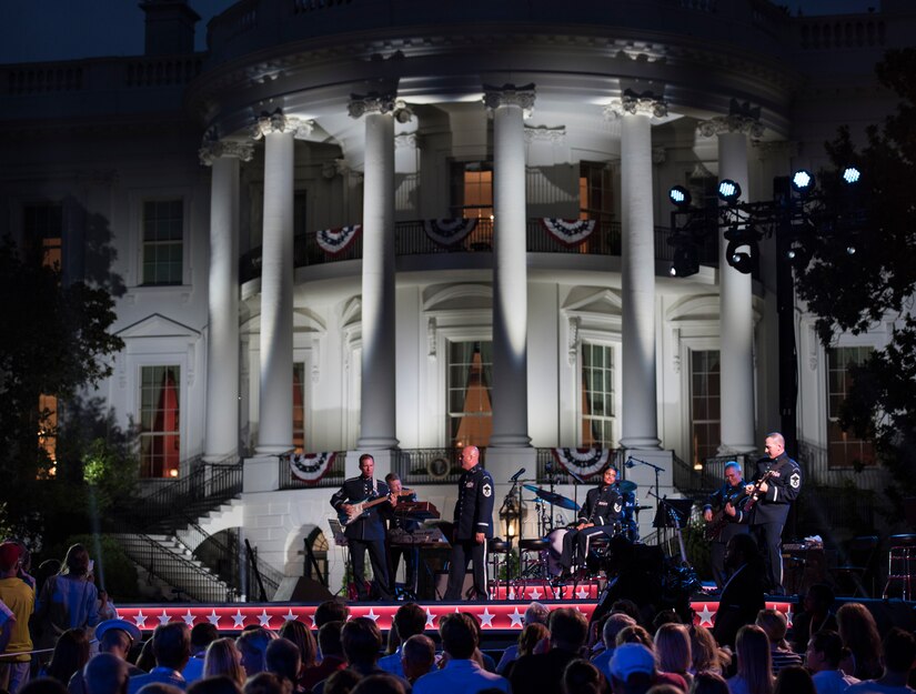 Max Impact performs at the White House