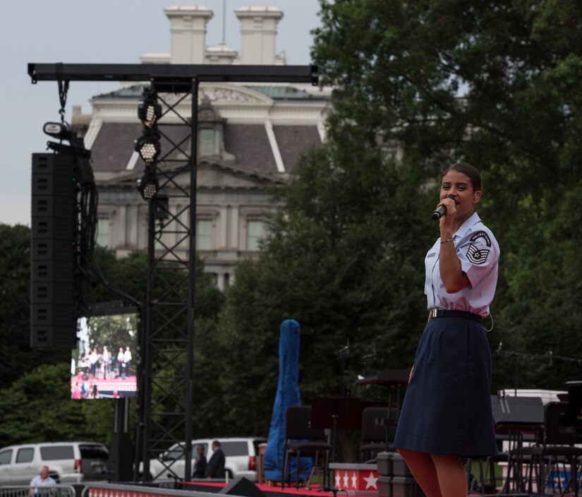 Singing at the White House