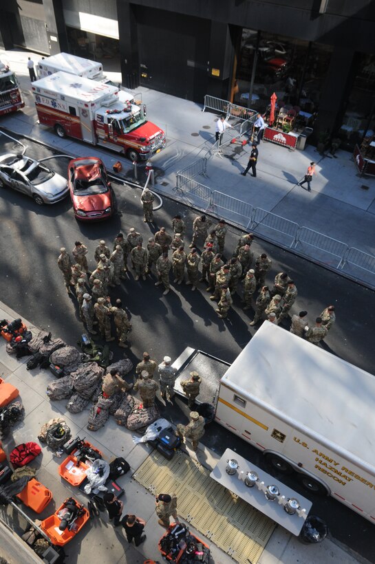 CBRN event response demonstration