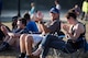 Family listening to concert