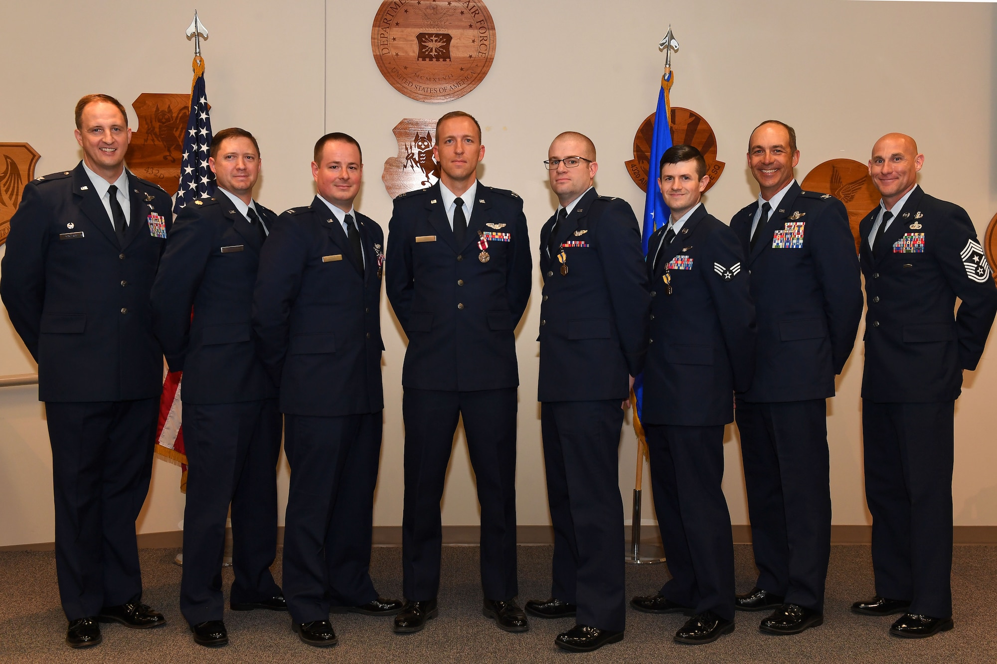 This award ceremony recognized the direct impact Remotely Piloted Aircraft aircrews have on the battlefield and distinguished those who performed extraordinarily in their capacities. (U.S. Air Force photo by Senior Airman James Thompson)
