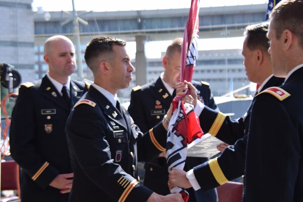 Lt. Col. Adam J. Czekanski officially turned over command of the U.S. Army Corps of Engineers, Buffalo District to Lt. Col. Jason A. Toth the morning of June 29, 2018.