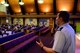 U.S. Air Force Chaplain Capt. Juan Reyes, 92nd Air Refueling Wing chaplain, provides the closing prayer for Vacation Bible School at Fairchild Air Force Base, Washington, June 29, 2018. Chaplain Corps ministry employs a variety of means to reach the heart of individual Airmen and their family members. (Courtesy Photo)