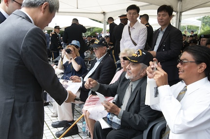 Veterans Reflect on First Battle of Korean War; Receive Honors from City They Protected