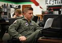 Second Lt. Aubrey Crawley, 41st Flying Training Squadron student pilot, studies emergency procedures July, 2018, on Columbus Air Force Base, Mississippi. The Specialized Undergraduate Pilot Training program is a 53-week program teaching students with little knowledge in aviation to be some of the greatest military aviators in the world. (U.S. Air Force photo by Airman 1st Class Keith Holcomb)