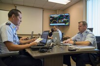 The North American Aerospace Defense Command and U.S. Northern Command, along with Mexico’s National Defense Forces (SEDENA), successfully conducted AMALGAM EAGLE 18, a field training exercise, which enhanced mutual warning and information sharing procedures in support of a cooperative response to a simulation of an illicit flight that crossed the U.S. – Mexico border.