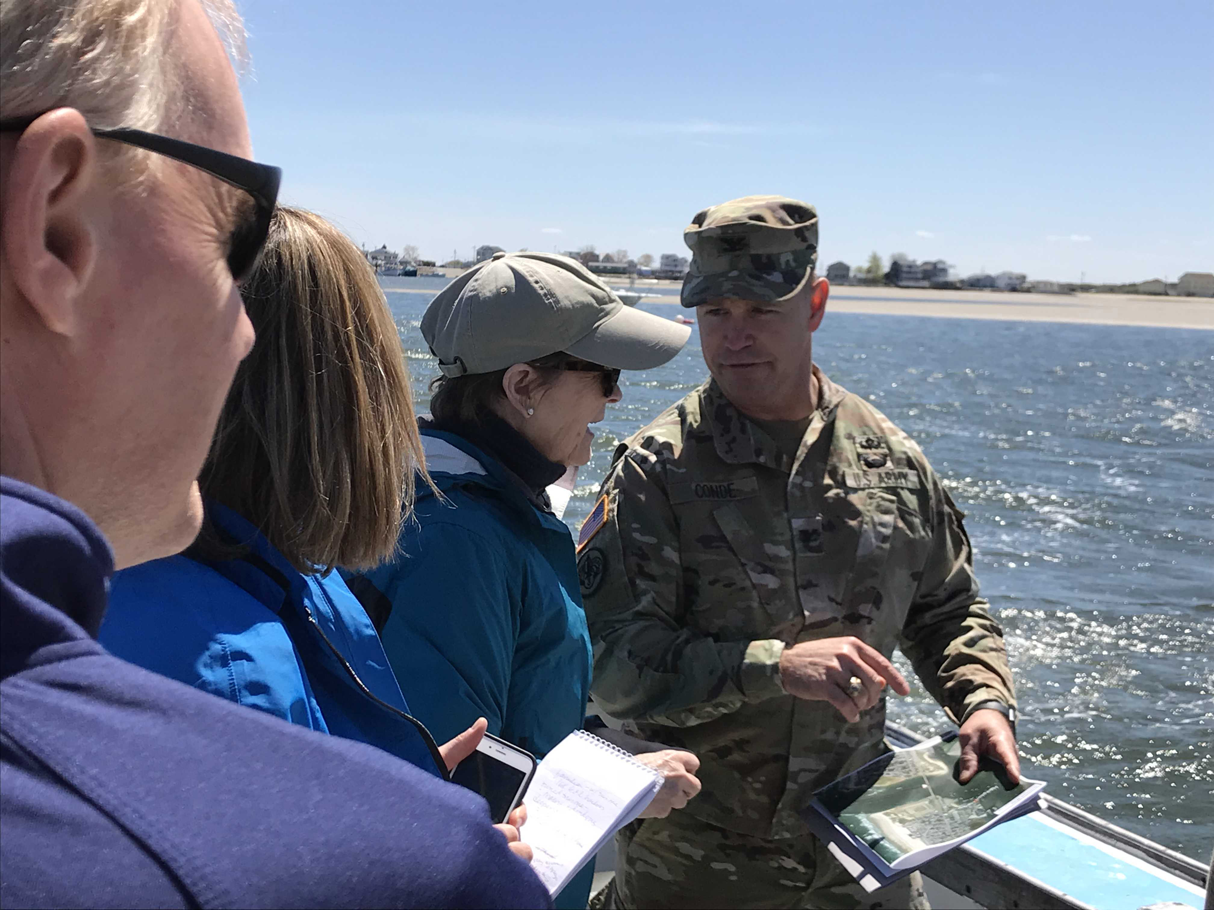 Sen Shaheen New England Commander Toured Hampton Harbor North Atlantic Division North Atlantic Division News Stories