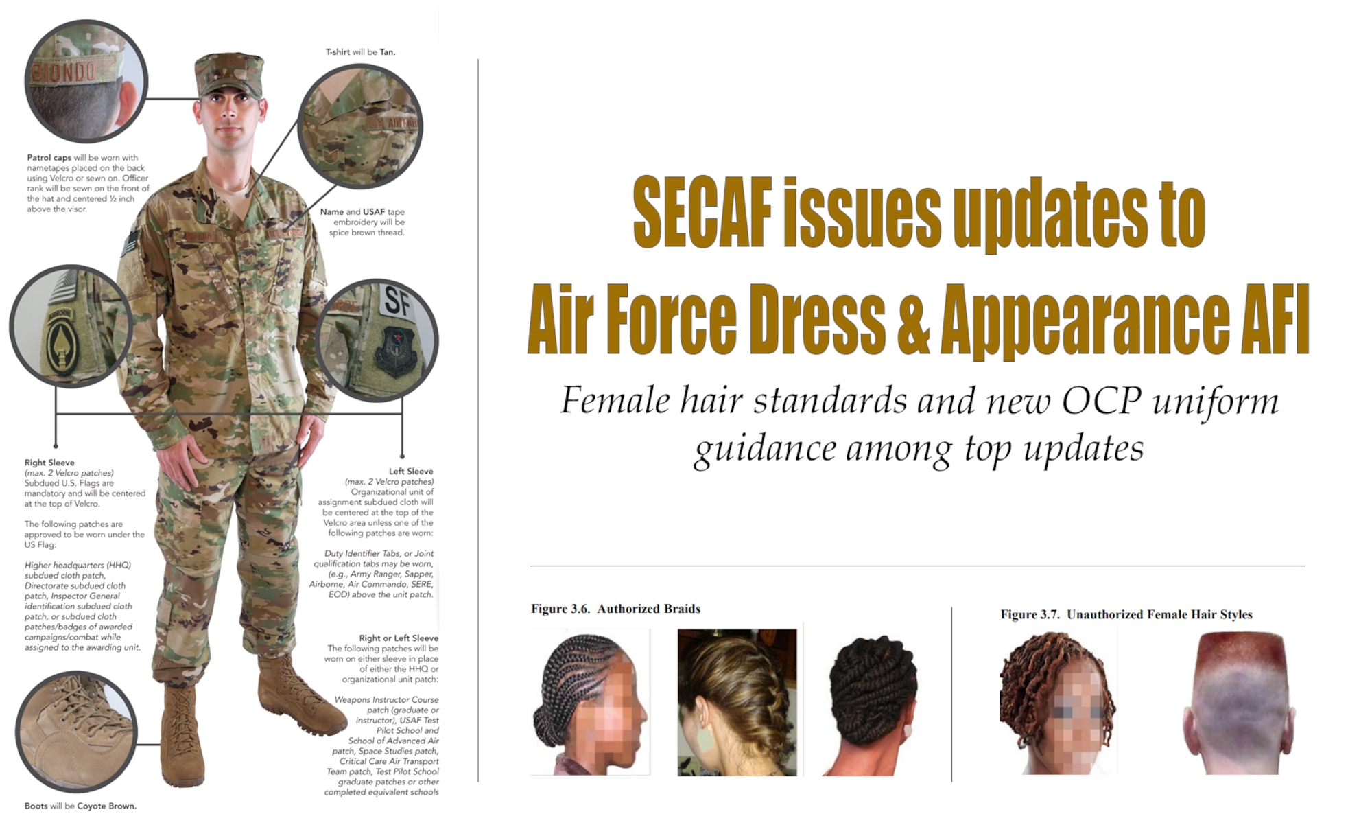 air force dress and appearance afi