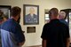 Nathan Garland, Clayton Garland and Louis Garland, decedents of late Chief Warrant Officer Louis F. Garland, view Chief Warrant Officer Garland’s memorial on Goodfellow Air Force Base, Texas, July 13, 2018. According to Michael Robertson, 312th Training Squadron training manager, many considered Chief Warrant Officer Garland the father of Air Force firefighting. (U.S. Air Force photo by Senior Airman Randall Moose/Released)