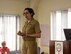 U.S. Navy Lt. Cmdr. Catherine Berjohn, an infectious disease physician with Naval Medical Center, San Diego, discusses the various steps of disaster management during a subject matter exchange on community disaster response as part of Pacific Angel (PAC ANGEL) 18-3 in Luganville, Vanuatu, July 11, 2018.