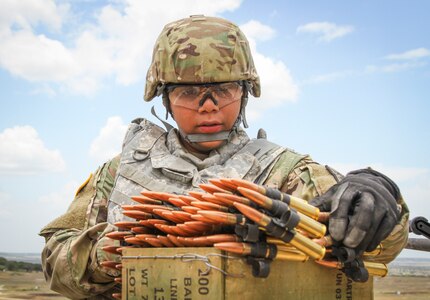 Army Reserve brigades host their first gunnery exercise; train nearly 400 Soldiers