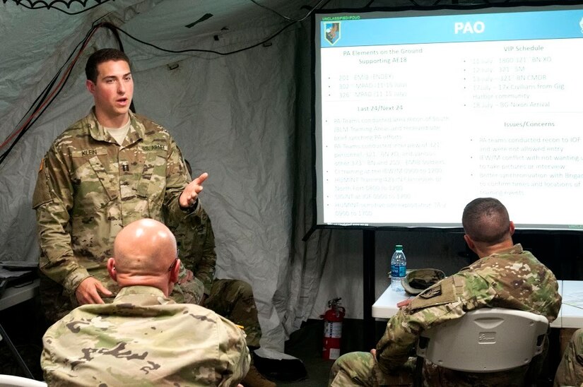 Public affairs officer strives to immortalize the Army’s success