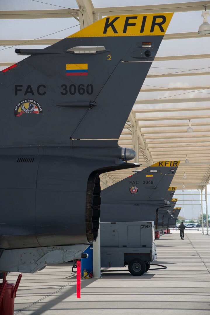 Colombian Kfirs fighters train with the A-10, F-16