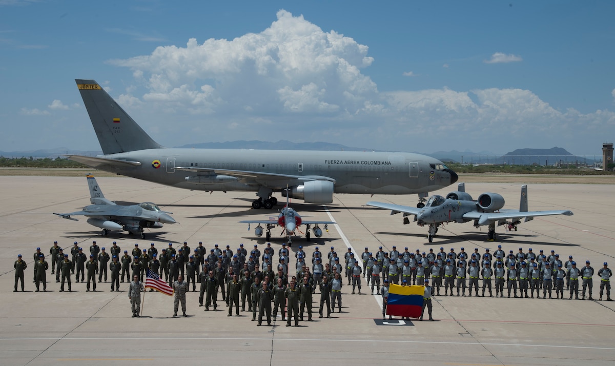 Colombian Kfirs fighters train with the A-10, F-16