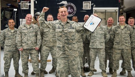 Airman 1st Class Dillan Owen, a 673d Civil Engineer Squadron, Explosives Ordinance Disposal Flight technician, is recognized as the Arctic Warrior of the Week at Joint Base Elmendorf-Richardson, Alaska, July 17, 2018. The Arctic Warrior of the Week is an award highlighting JBER's top performing Airmen.
