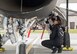 U.S. Air Force Staff Sgt. Emily Wall, Pacific Air Forces’ F-16 Demonstration Team crew chief, front, talks with Staff Sgt. Dane Pendzinski, Pacific Air Forces’ F-16 Demonstration Team crew chief, about mechanical differences between Misawa Air Base, Japan, F-16 Fighting Falcons and Eielson Air Force Base, Alaska, F-16 aircraft at Joint Base Elmendorf-Richardson, Alaska, June 26, 2018. Eielson AFB provided additional contracted members who specialize on the Alaskan-prepared jet and worked together with the PACAF Demo Team crew to ensure continuity and reliability of aircraft. (U.S. Air Force photo by Senior Airman Sadie Colbert)