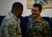 Chief Master Sgt. of the Turkish air force Ibrahim Türker and U.S. Air Force Chief Master Sgt. Phillip L. Easton, United States Air Forces in Europe and Africa command chief, talk during the Romanian air force’s International Senior Enlisted Leader Visit at Bucharest, Romania, July 10, 2018