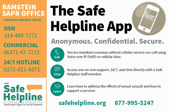 A new update to the Safe Helpline website and app was launched for survivors of sexual assault, their loved ones, or anyone within the Department of Defense community on July 5, 2018. It is the expectation of the Sexual Assault Prevention and Response team that these new website updates will assist in accomplishing their mission goals.