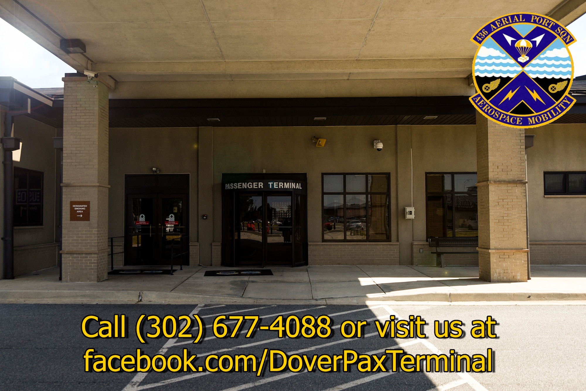 Dover Air Force Base’s 436th Aerial Port Squadron is home to the Department of Defense’s Super Port. To secure your spot on a space available flight or for more information call (302) 677-4088. (U.S. Air Force photo illustration by Airman 1st Class Zoe M. Wockenfuss)