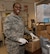 Airman 1st Class Lisa Robinson, 60th Force Support Squadron, screens a parcel for potentially dangerous substances, April 17, 2018, Travis Air Force Base, Calif.  The 60 FSS Official Mail Center is responsible for processing mail for Travis AFB, David Grant USAF Medical Center, and commercial company deliveries. (U.S. Air Force Photo by Heide Couch)