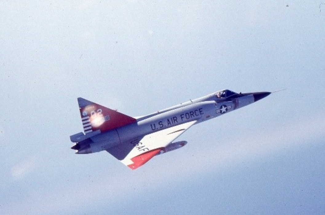 The F-102 Delta Dagger began to arrive at the 115th Fighter Wing, then called the 176th Fighter Intercept Squadron, in May 1966.