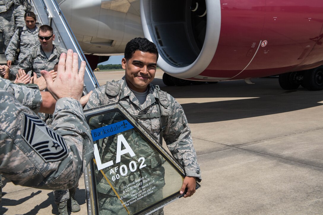Airmen return home