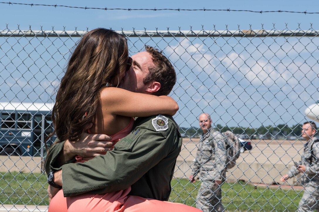 Airmen return home