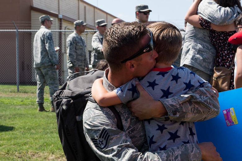 Airmen return home