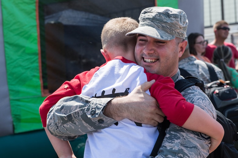 Airmen return home