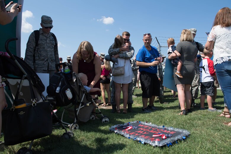 Airmen return home