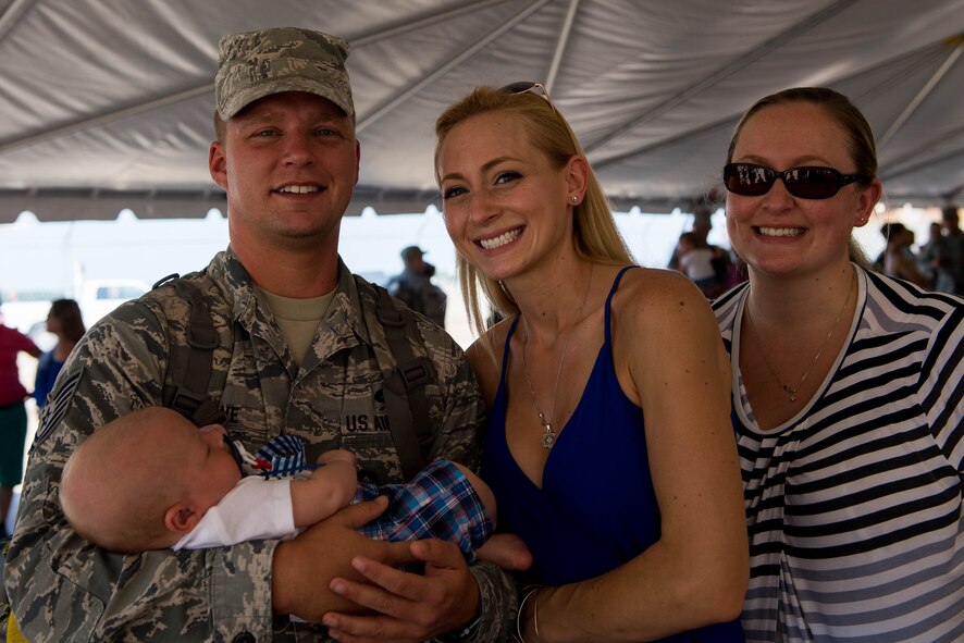Airmen return home