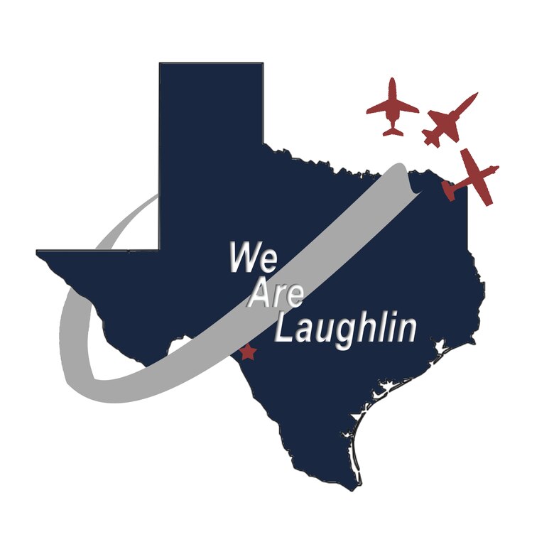 Col. Charlie Velino, 47th Flying Training Wing commander, speaks on what "We Are Laughlin" means, and why Airmen should take ownership of their Air Force. "It’s easy to gripe about the Air Force, gripe about Air Education and Training Command, and definitely to gripe about Laughlin," Velino said. "But when we own it, when we make it ours, one, it gets harder to gripe, and two, we want to make it better." (U.S. Air Force graphic by Airman 1st Class Marco A. Gomez)