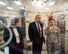 U.S. Air Force Tech. Sgt. Samantha Soran, right, 60th Medical Group, gives a briefing to Dr. Richard Joseph, Chief Scientist of the United States Air Force, Washington, D.C., during his visit to Travis Air Force Base, Calif., July 12, 2018. Joseph toured David Grant USAF Medical Center, Phoenix Spark lab and visited with Airmen. Joseph serves as the chief scientific adviser to the Chief of Staff and Secretary of the AF, and provides assessments on a wide range of scientific and technical issues affecting the AF mission. (U.S. Air Force photo by Louis Briscese)