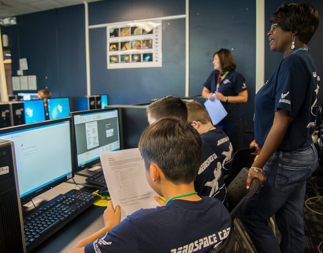 STARBASE Stem camp at Wright-Patterson Air Force Base