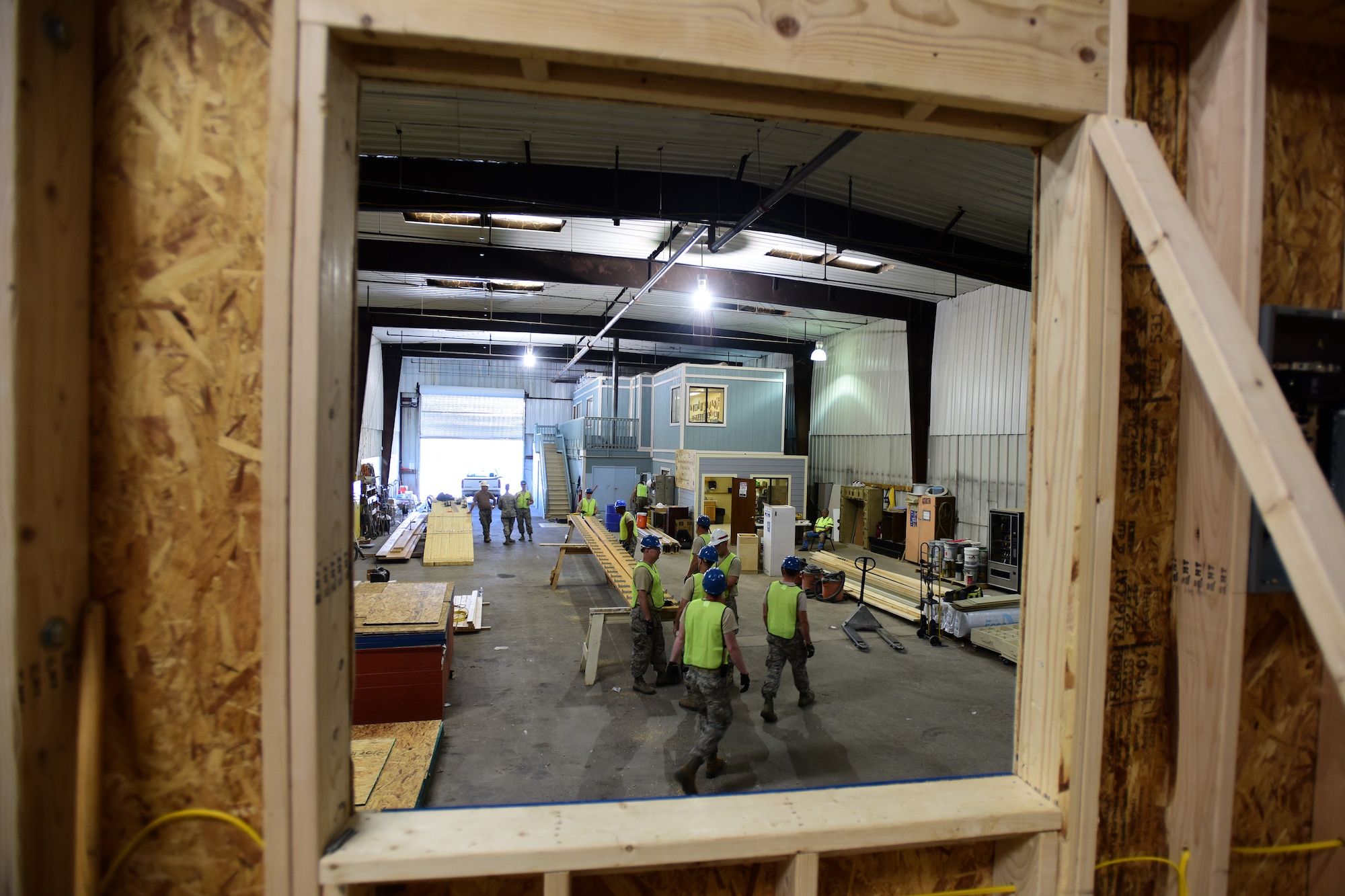 169th Civil Engineer Squadron Airmen build homes for Navajo veterans during training mission to New Mexico