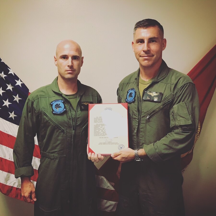 The Chief of Naval Operations award was presented to Marine All-Weather Fighter Attack Squadron [VMFA(AW)] 225 “Vikings” at Marine Corps Air Station Miramar, Calif., June 29. This prestigious award praised the squadron’s ability to lead within sections, perform safe operations and ultimately meet mission requirements. (U.S. Marine Corps photo by Sgt. David Bickel/Released)