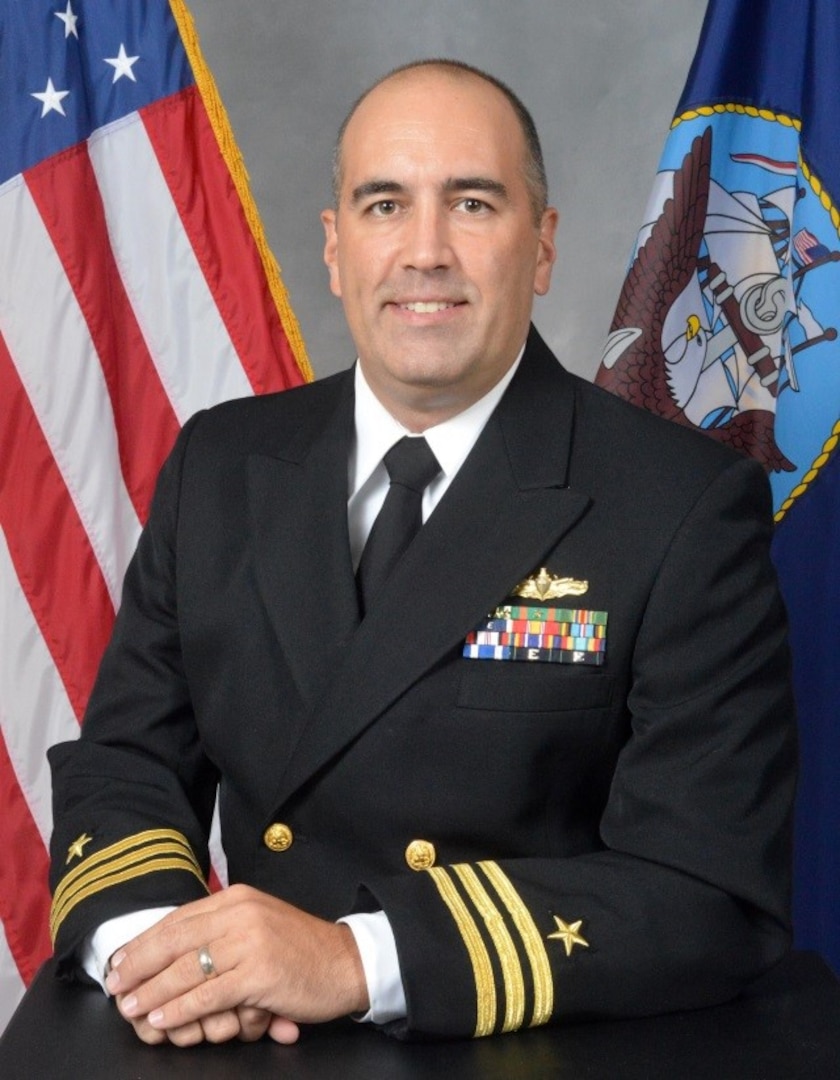 CAPT (Sel) Philip R. Mlynarski, USN, Commanding Officer, AEGIS Technical Representative