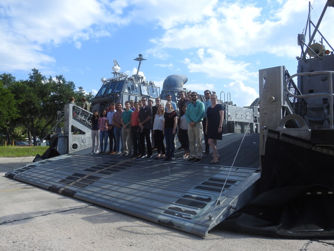 Naval Research Enterprise Internship Program (NREIP) interns toured Naval Surface Warfare Center Panama City Division (NSWC PCD) facilities to learn about various projects and mission areas at NSWC PCD July 12, 2018. U.S. Navy photos by Susan H. Lawson
