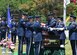 Members of the Patriot Honor Guard perform a mock funeral following eight days of training by the Air Force Honor Guard at Hanscom Air Force Base, Mass., July 18. The training was part of an Air Force Honor Guard initiative to standardize honors across the entire Air Force. (U.S. Air Force photo by Linda LaBonte Britt)