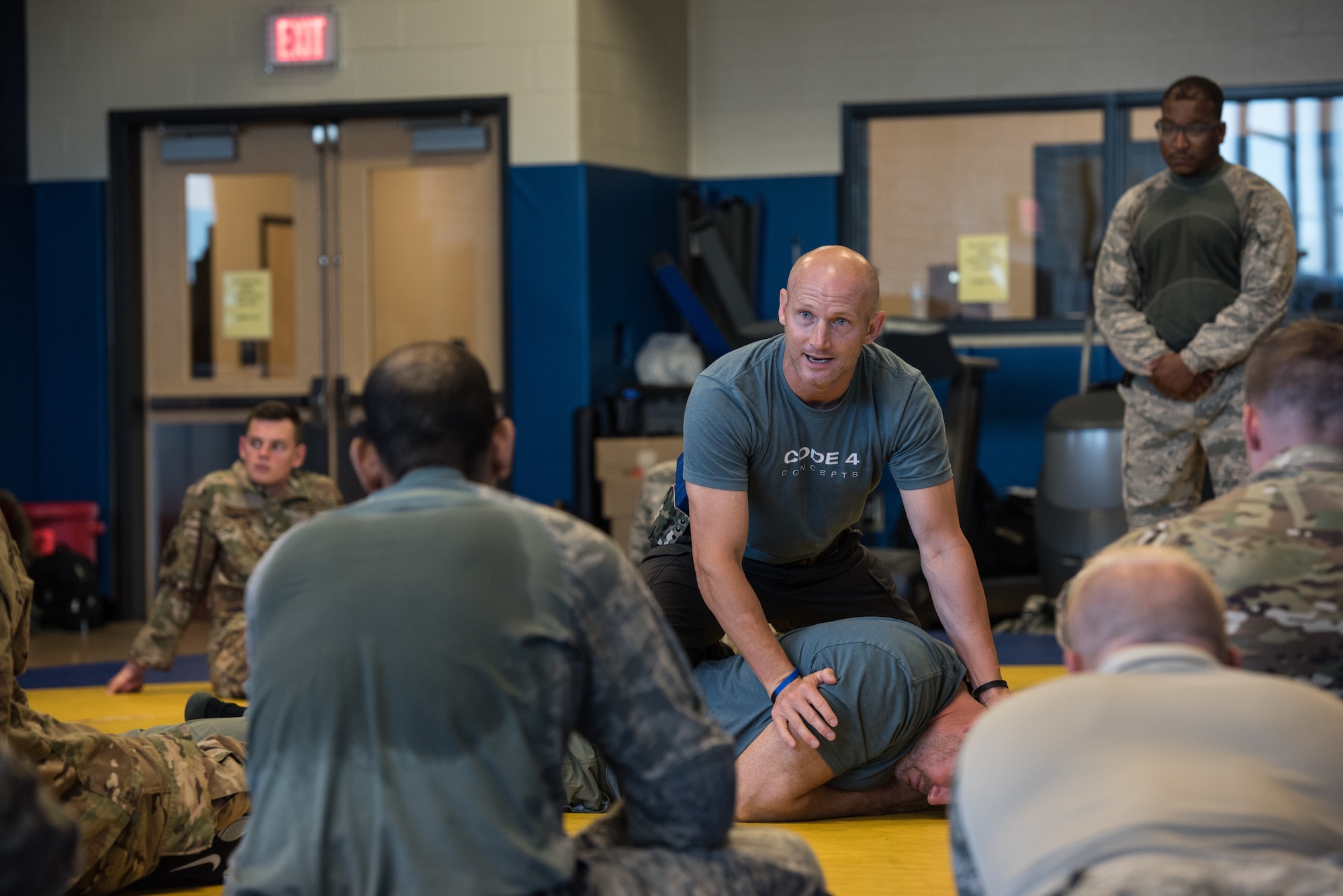 The 193rd Special Operations Security Forces Squadron, Pennsylvania Air National Guard, complete a defensive tactics course July 11-13, 2018 in Middletown, Pennsylvania