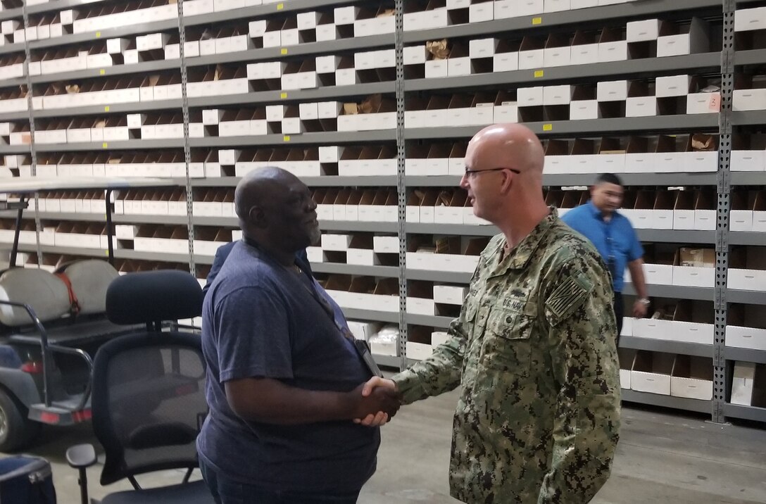 New Distribution commander visits Corpus Christi site