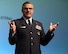 Maj. Gen. William T. Cooley, commander of the Air Force Research Laboratory, addresses a crowd of more than 600 at the Wright Dialogue with Industry event July 17, 2018 at the Dayton Convention Center.